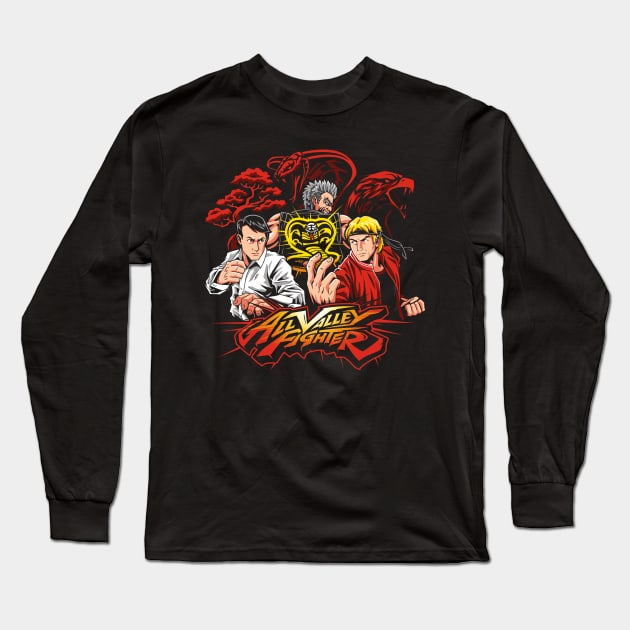 All Valley Fighter Long Sleeve T-Shirt by PrimePremne